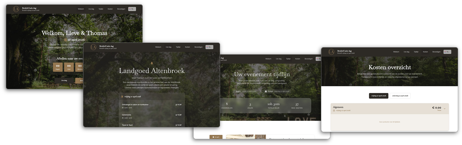 Branded offertes - Complete offerte-website voor gasten