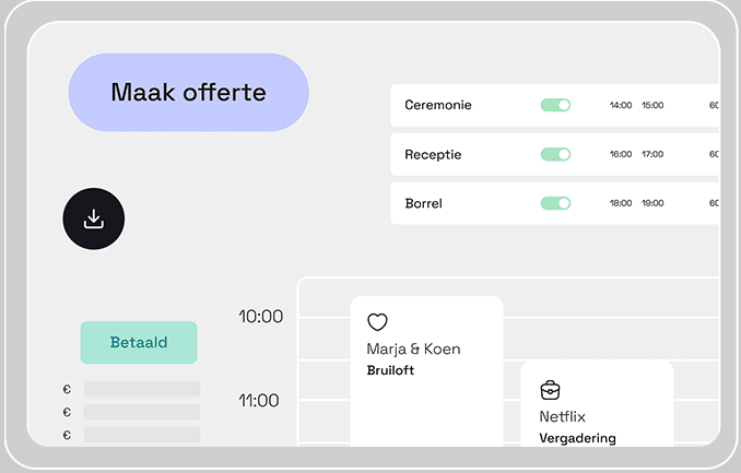 Constell offerte maken interface