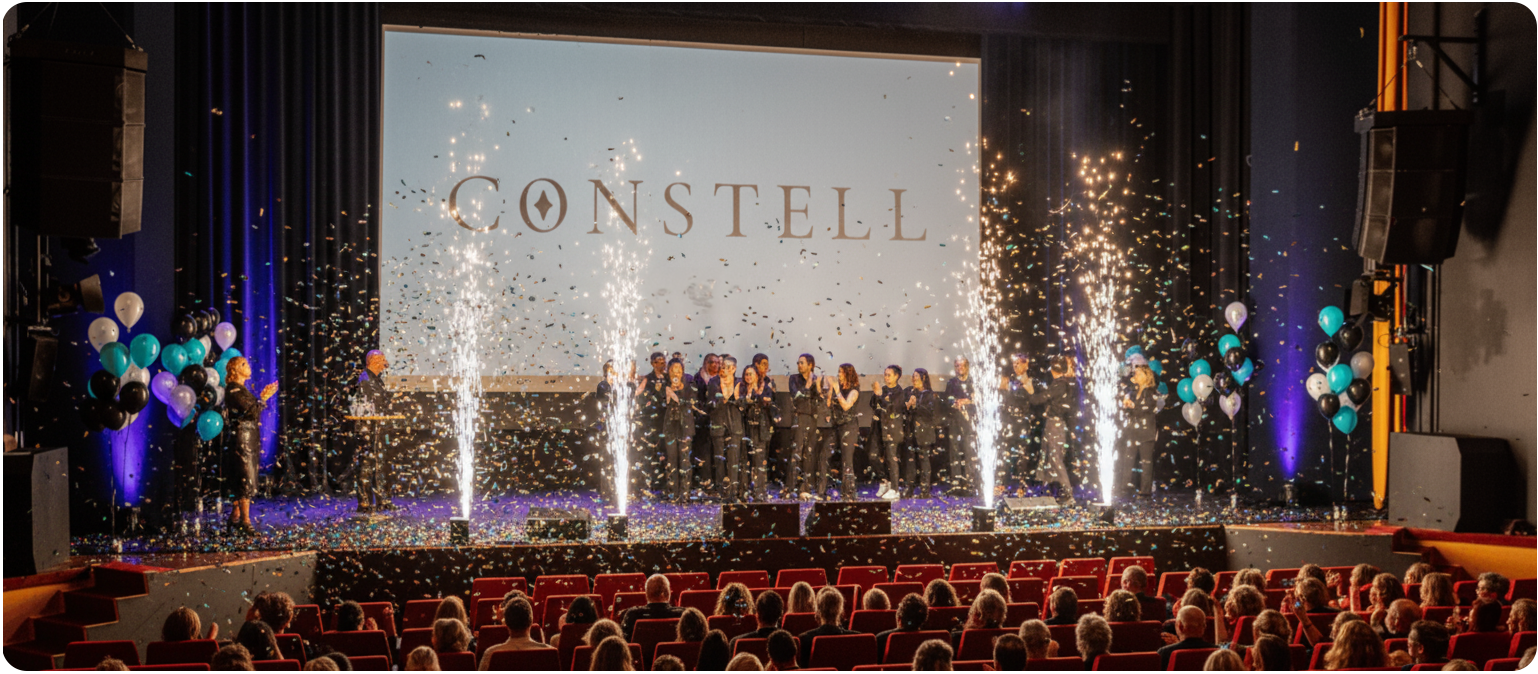 Constell team op het podium