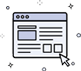 Homepage optimalisatie icoon - website campagnes voor meer boekingen