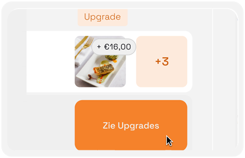 Slimme upsell - upgrade opties en extra's
